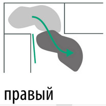 0479300005. Леманс 500 мм КОМПЛЕКТ 2 полки, 2 доводчика, правый, Арена КЛАССИК, цвет ХРОМ