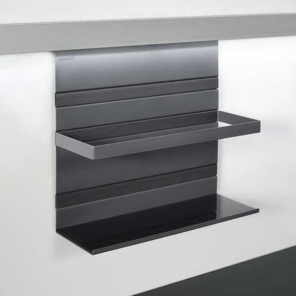 0089330000. ЛинероМозаик, декоративная накладка,  размер "L", 585x4x106,5 мм. тонированное темное стекло