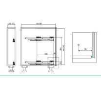 2334600005. Бутылочница 150 мм 3D, Арена КЛАССИК, 1 шт, цвет ХРОМ, 1 уп