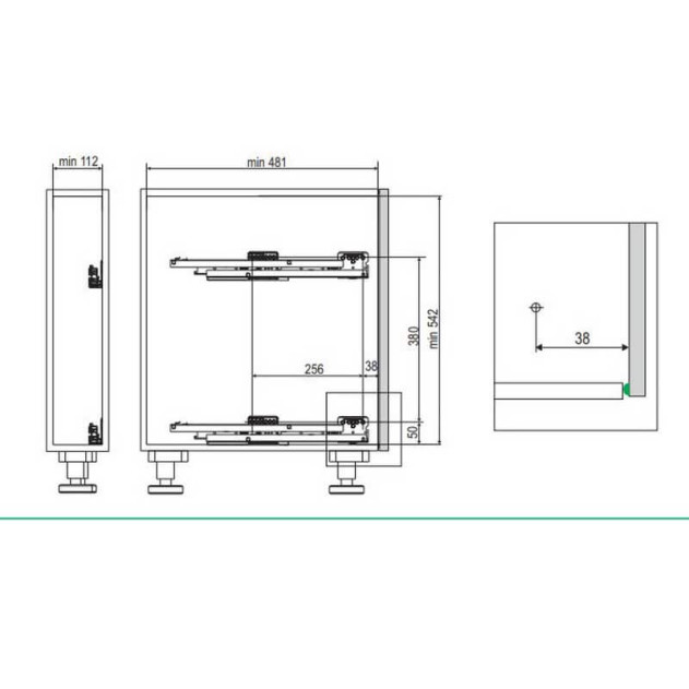 2334619846. Бутылочница 150 мм 3D, Арена СТИЛЬ, 1 шт, цвет АНТРАЦИТ, 1 уп