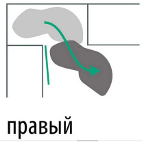 2605849846. Леманс 600 мм КОМПЛЕКТ 4 полки, 4 доводчика, правый, Арена СТИЛЬ, цвет АНТРАЦИТ