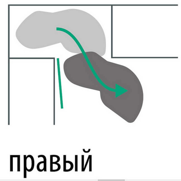 2605829846. Леманс 500 мм КОМПЛЕКТ 4 полки, 4 доводчика, правый, Арена СТИЛЬ, цвет АНТРАЦИТ