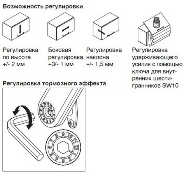 2717210006. Подъемник Макси, серии C (белый), 1 шт с комплектом креплений