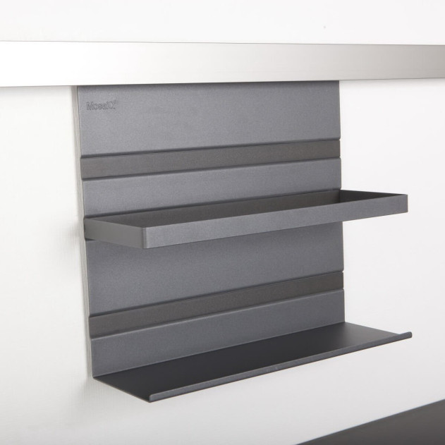 0089199844. ЛинероМозаик полка+рейлинг, 350x110x300мм, цвет АНТРАЦИТ