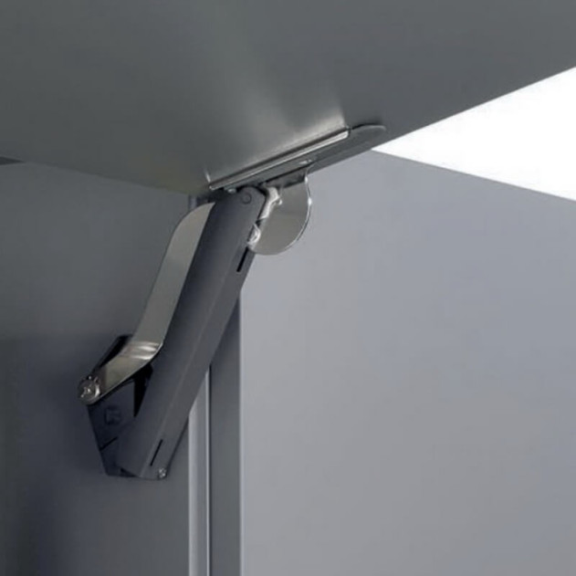 2722467500. Подъемник ФриСпейс PtO, тип E, Комплект из 2 шт (правый и левый), толкатель и 2 крепления к фасаду, цвет АНТРАЦИТ,/никель