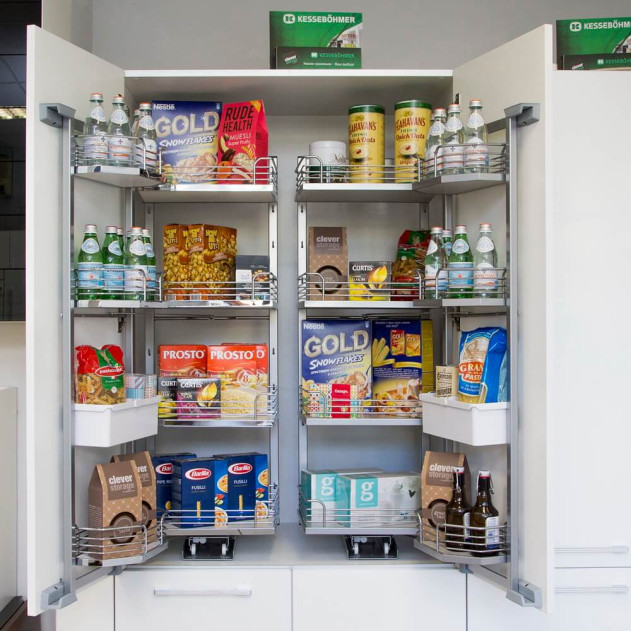 2376500102. Тандем II, КОМПЛЕКТ 500 мм, Н1100, 4 полки, Арена КЛАССИК, цвет ТИТАН