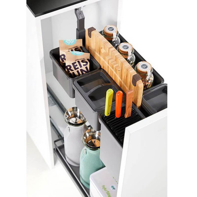 2606419846. Диспенса Джуниор - Юбокс №5 КОМПЛЕКТ 300 мм, h640 - 728 мм, Арена СТИЛЬ 1 полка, цвет АНТРАЦИТ